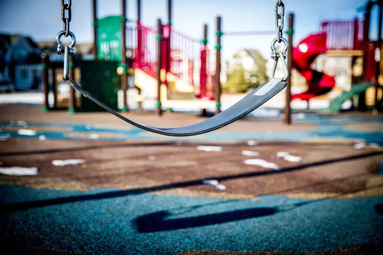 Council trip hazard in a playground